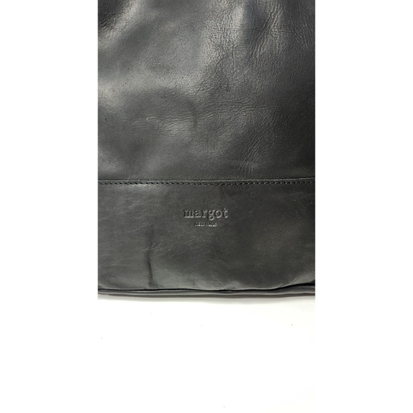 Margot 100% Genuine Leather Black Backpack, Zipper Closure, Various Compartments main image 8